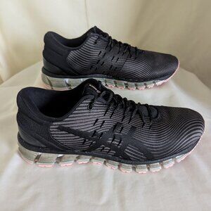 ASICS GEL QUANTUM 360 - WOMENS 10 - WORN ONCE - BLACK PINK GLITTER